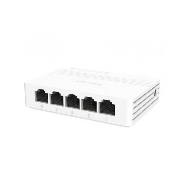 Hikvision Value Series: Unmanaged Desktop Switch Plastic, L2 / DS-3E0505D-E