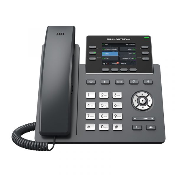 Grandstream GRP2613 / Carrier-Grade IP Phones, 3+3  line keys, 3 SIP accounts, 24 Digital BLF and Speed Dial keys, HD (with power supply)