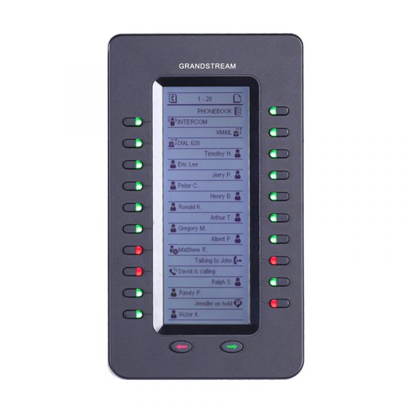 Grandstream GXP2200-EXT / Extension module, 20 programmable buttons (2 pages on smart screen, total 40 contacts)