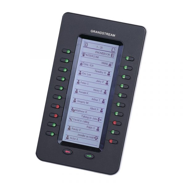 Grandstream GXP2200-EXT / Extension module, 20 programmable buttons (2 pages on smart screen, total 40 contacts)