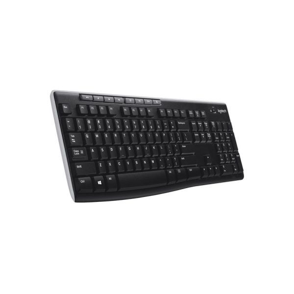 Logitech K270 Wireless Keyboard / Tiny Unifying USB Receiver Black
