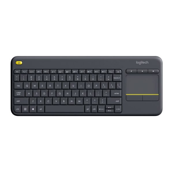 Logitech K400 Wireless Keyboard / Touch Pad USB Keyboard Black