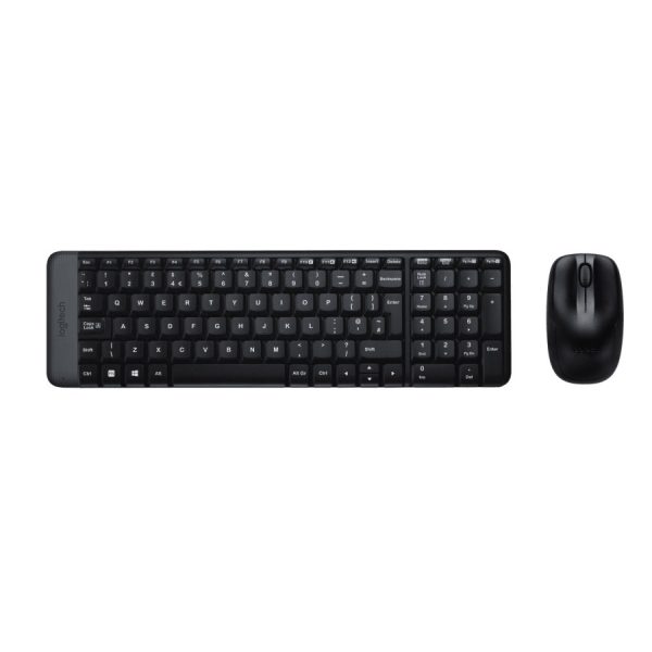 Logitech MK220 Wireless Keyboard and Mouse / Compact Wireless Combo Black