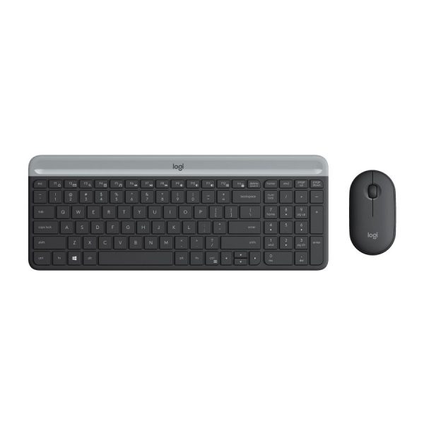 Logitech MK470 Wireless Slim Keyboard and Mouse / USB Wireless Slim Keyboard and Mouse Combo Black