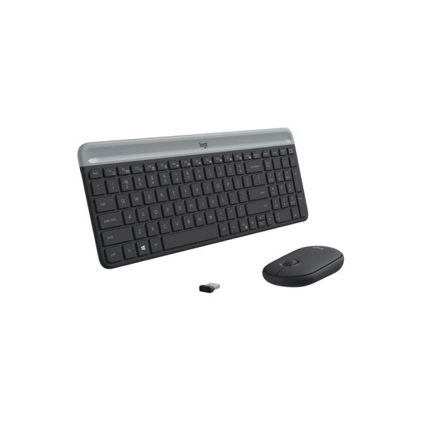 Logitech MK470 Wireless Slim Keyboard and Mouse / USB Wireless Slim Keyboard and Mouse Combo Black