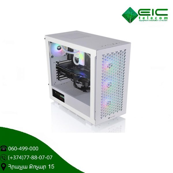 Thermaltake V350 TG ARGB Air Snow Mid Tower Chassis