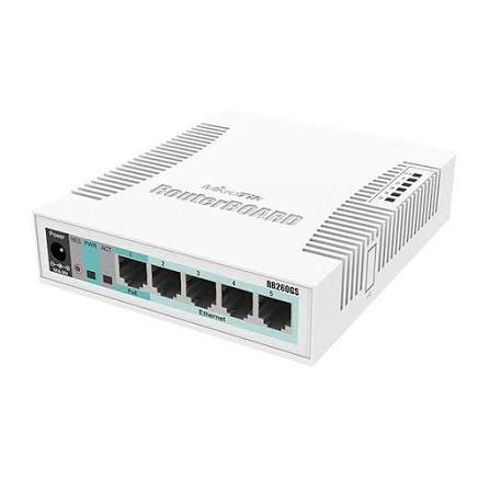 Mikrotik router 5PORT 1000M RB260GS