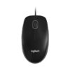 LOGITECH B100 Corded Mouse — BLACK — USB