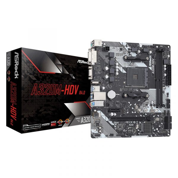 ASRock A320M-HDV R4.0 Motherboard
