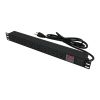 Toten PD.0803.9000 PDU / 8-Outlet UL-type with main switch, 3.0m-length cable
