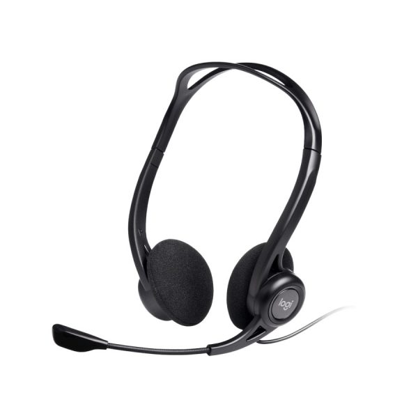 Logitech PC960 Headset / Corded USB Stereo Headset