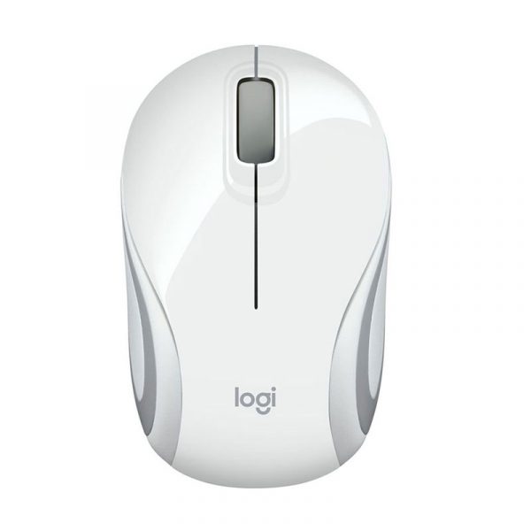Logitech M187 Mini Wireless Mouse / Ultra Portable & Light White
