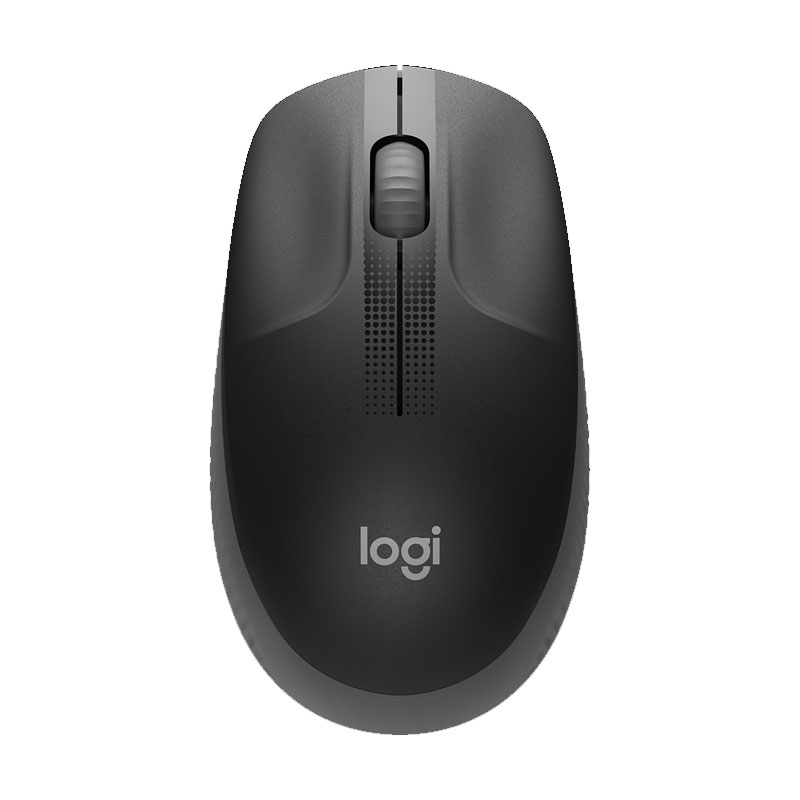 Logitech M190 Wireless Mouse / Full Size Curve Design Gray – EIC Telecom