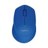 Logitech M280 Wireless Mouse / Contoured Design USB Blue