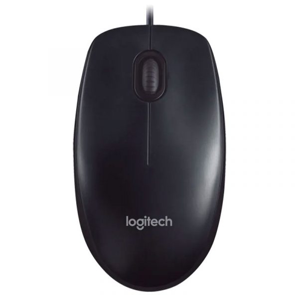 Logitech M90 Mouse / Wired USB 1000 DPI Optical Tracking Black