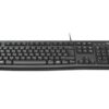 LOGITECH Corded Keyboard K120 — BLACK — USB — RUS