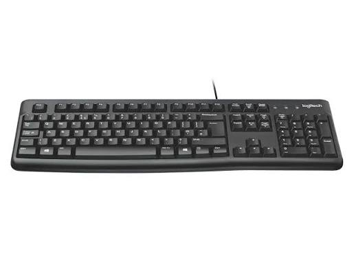 LOGITECH Corded Keyboard K120 — BLACK — USB — RUS